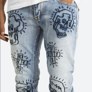 MNML | Jeans | Mnml Embroidered Skull 
